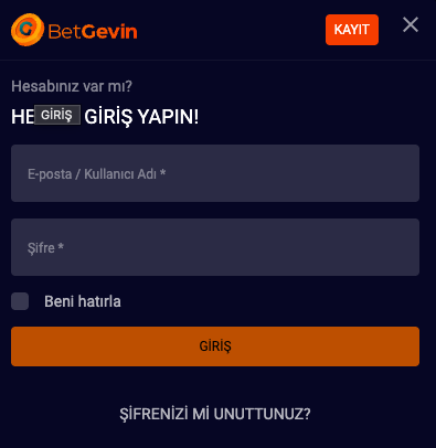 Betgevin Giriş