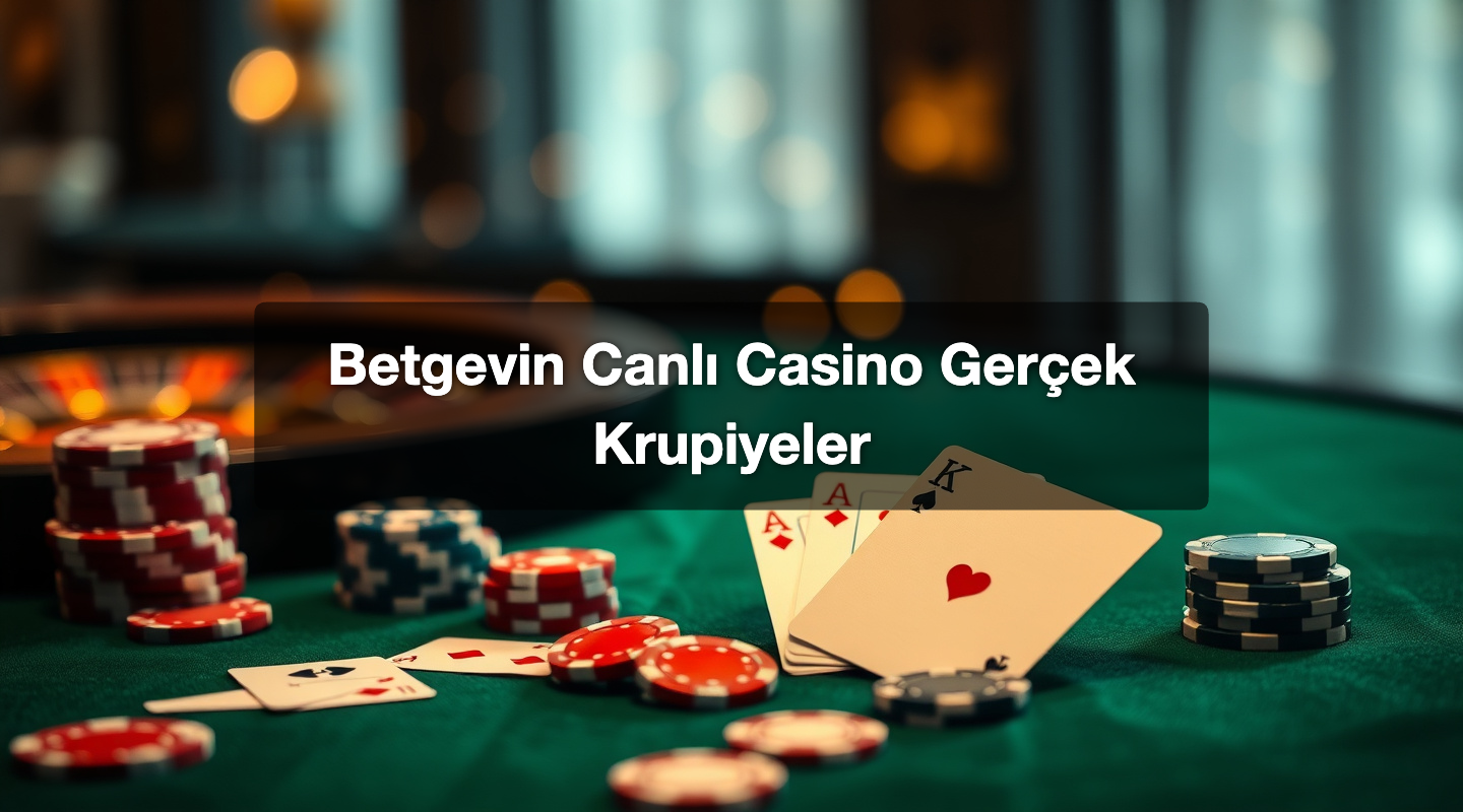 Betgevin Canlı Casino Gerçek Krupiyeler