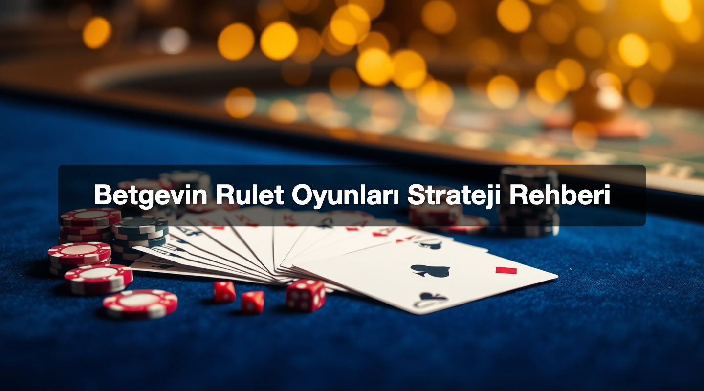Betgevin Rulet Oyunları Strateji Rehberi