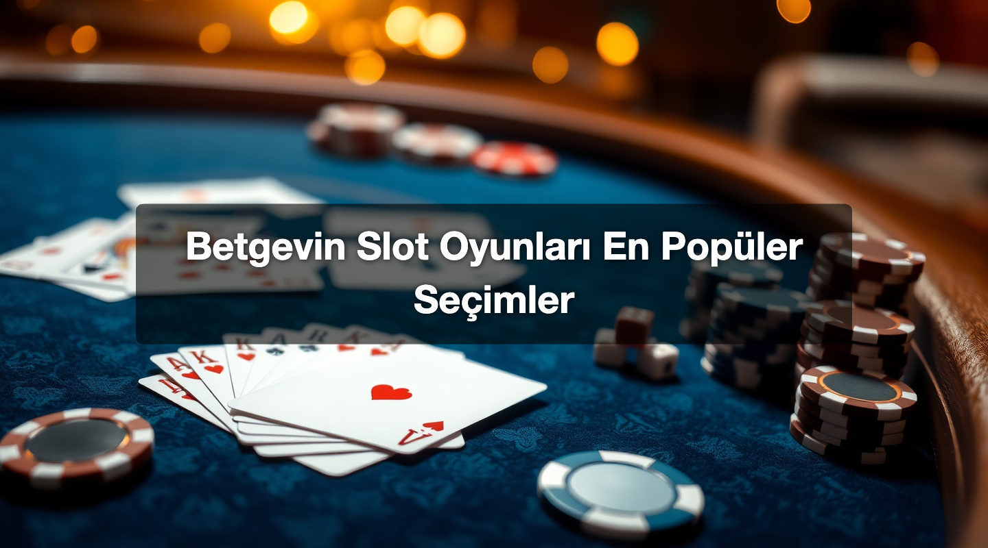 Betgevin Slot Oyunları En Popüler Seçimler